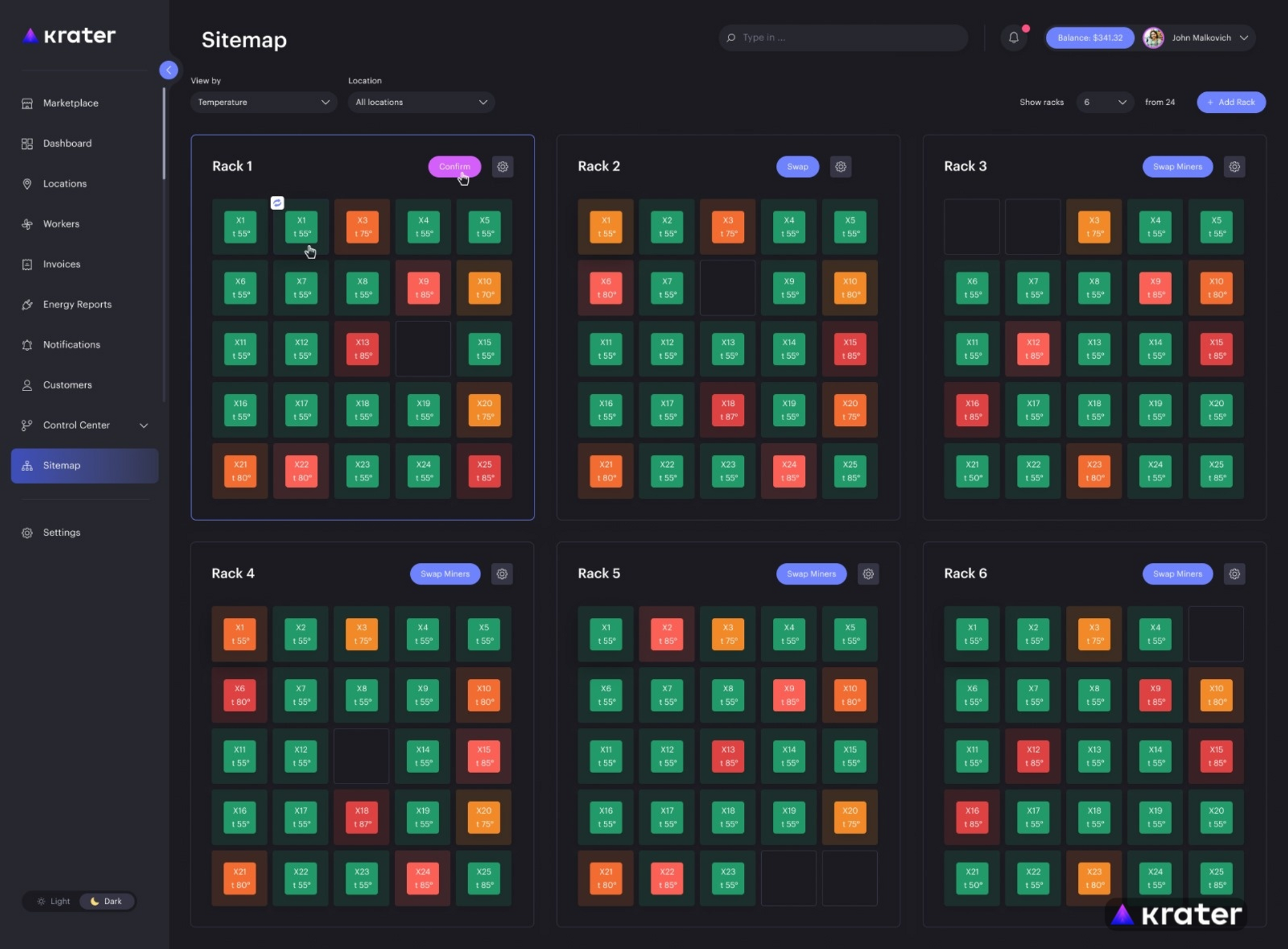 Sitemaps for Cryptocurrency Mining Operations